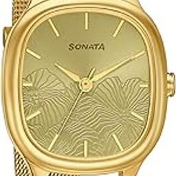 Linnea Green Dial Women Watch with Stainless Steel Strap-NS8173YM02-picture-15