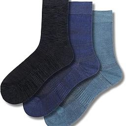 Men’s Bamboo Crew Socks – Soft, Breathable, Odour-Free Comfort – Casual & Office Wear Pack of 3 Pair-image-36