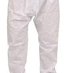 Mens White Cotton Relaxed Fit Pajama (Size: 42)-image-41