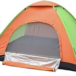 KACHKIT 2 Person Tent Waterproof, House & Dome Tent, Double-Layer Family for Hiking, Camping, Lightweight, Includes Carry Bag, (190 X 150 X 130 CM), (Pcs-1 ; Multicolour). (2 Person)-image-5