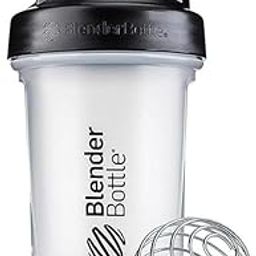 BlenderBottle Classic V2 Shaker Bottle Perfect for Protein Shakes and Pre Workout, 20-Ounce, Clear/Black-image-61