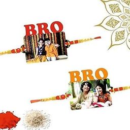 Newgenkart Custom ‘Bro’ Photo Rakhi – Personalized MDF Rakhi for Brother | Thoughtful & Memorable Raksha Bandhan Gift-image-62