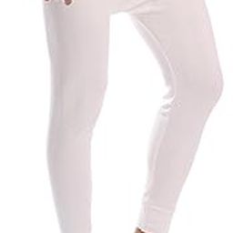 Men's Thermal Lower | Antibacterial, Skin Friendly with Superior Heat Retention | Slim Fit Solid Alpine Intelli Heat Thermal Top (White) (Pack of 1)-image-94
