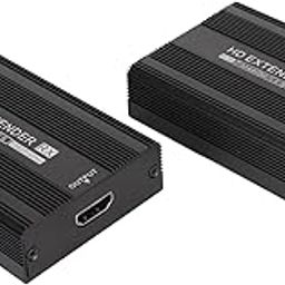 HD Multimedia Interface Extender, Over Ethernet Cat 6 Extender 100V‑240V Rich Detail POE Single Power 656ft for Windows (EU Plug)-16
