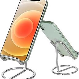 Nexum Stainless Steel Mobile and Tablet Stand – Durable, Universal Holder for Smartphones & Tablets, Hands-Free Viewing, Stable & Compact Design for Home, Office, and Travel (Silver)-26