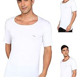 Men's Round Neck Half Sleeve Cotton Vest (Pack of 3)-picture-42