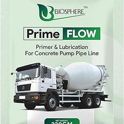 Biosphere prime flow Pump Primer Slurry Pouches, Concrete Pump Lubrication for Easy Flow of Ready Mix Concrete (Pack of 20) 4.4 Kg-image-80