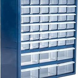 SHIPLORD® 42-Compartment Organizer: Desktop & Wall Mount Storage for Hardware Crafts Beads and Small Parts-image-13