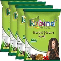 RIGHT CHOICE Herbal Henna with Goodness of 9 Herbs – Natural Red Mehendi for Hair Care | Pack of 4 Pouches-53