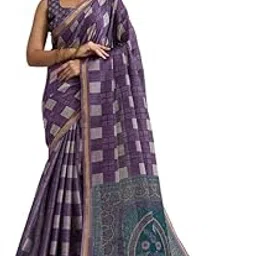 rekha maniyar Women's Poly Cotton Digital Printed Embellished Saree With Tassels And Unstitched Blouse Piece (BLACKCOTTON_VOL5_PARENT)-picture-12