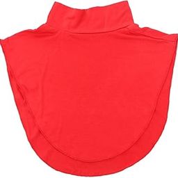 Women Modal Faux Turtleneck Half Top Dickey Collar Muslin Hijab Neck Cover Red | Womens Clothing |Tops & Blouses-image-1