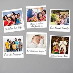 Personalized Photo Fridge Magnets Door Wardrobe Add a Customized Line Gits For Wife Husband Mother Daughter Brother-image-45
