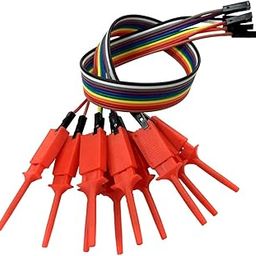 Set of 10 Test Hook Clip for Logic Analyzer - Red-picture-18