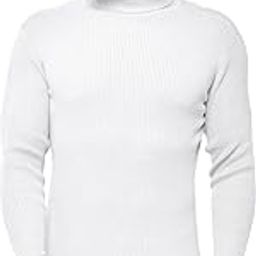 Mens Highneck Full Sleeves/Sweater Pullover/Men Turtle Neck/Black Highneck T-Shirt-image-36