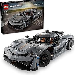 LEGO Technic Koenigsegg Jesko Absolut Gray Hypercar Building Set for Kids 42173-28