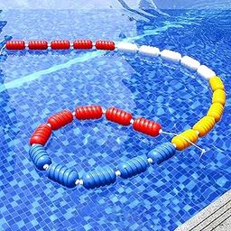 Swimming Pool Rope Line with Buoy, Polyethylene Floating Safety Lane Divider Ropes, for Dangerous Area, Deep Shallow End, Outdoor Bath (Color : Nylon Rope Style, Size : 6m/19.7ft)-picture-12