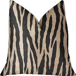 Plutus Brands Plutus Zippy Zebra Luxury Throw Pillow, 12" x 20"-24