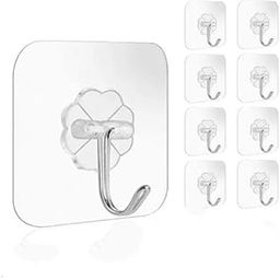 Kitchen Haven - Hooks for Wall Without Drilling Waterproof Hooks for Bathroom Shower Kitchen Keys Door Outdoor Home Improvement Utility Hook (Photo Frame Hook- Pack of 15)-image-28