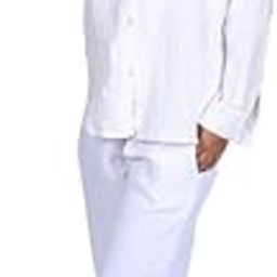 Women's Linen Oversized Shirt and Trouser Set - Lightweight, Breathable & Stylish|Cord Set for Women Solid Pattern-image-85