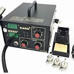 KADA 852D+ Brushless Fan Hot Air Gun Smd Rework Soldering Desoldering Station-image-28