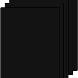 Lakeer A3 Black Mounting Board (Z Black Colour) Pack of 5 Cardstock paper-600 GSM/1mm Thick (Size: 297mm X 420mm)-picture-11