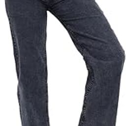 Women's Straight Fit Denim Jeans - Classic and Comfortable Casual Wear-image-7