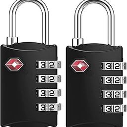 ZHEGE Travel Lock, Luggage Locks TSA Approved for Gym, Suitcases, Baggage, Zipper of Backpacks, Easy Read Dials with Alloy Body(Black,2 Pack)-15
