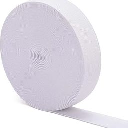 Elastic Bands for Sewing White Knit Elastic Spool High Elasticity Wide 1 Inch x 12 Yard-11