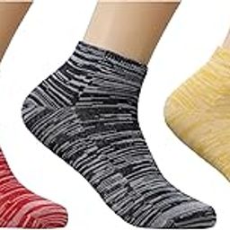 Women'S Colorful Pure Cotton Sneaker-Ankle Length Socks - Comfort And Style In Every Step | Pack of 3 |-image-75