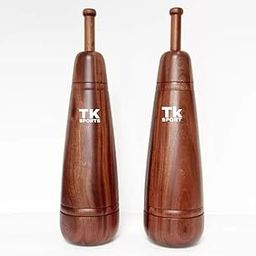 TK Sports Classic Wooden Mugdar Natural Finish Traditional Indian Exercise Club for Strength Training Durable Wooden Fitness Equipment_5 kg-image-7
