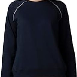 Women's Solid Color Terry Raglan Top with Full Sleeve - Round Neck | Contrast Flatlock Stitch Detailing | Tops for Women Western l Women t Shirt-image-23