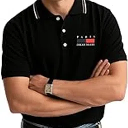 Leriya Fashion Polo T-Shirt for Men – Cotton Short Sleeve Regular Fit Tee | Perfect for Golf, Travel & Outdoor Casual Look (Available in Plus Size)-image-0