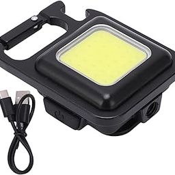 Drumstone (𝗦𝗽𝗲𝗰𝗶𝗮𝗹 𝟭𝟬 𝗬𝗲𝗮𝗿𝘀 𝗪𝗮𝗿𝗿𝗮𝗻𝘁𝘆 Bright 500 Lumen Mini Keychain Light - USB Rechargeable Pocket COB Torch with 4 Modes, Magnetic Base & Fold-Out Stand-13