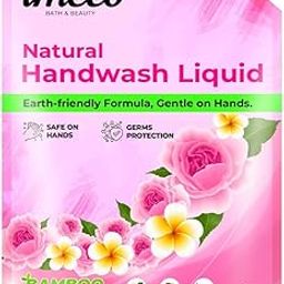 IMECO Bamboo Natural Handwash, Liquid Earth-friendly Formula, Gentle & Safe on Hands | 99.9% Germs Protection_1 L (Pouch)-image-88