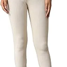 w for woman Regular Fit White Acrylic Legging-picture-36