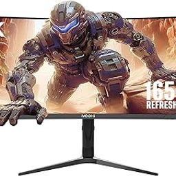 iVOOMi 34" (86.36cm) Curve LED Monitor with in-Built Speaker, BIS Approved, Refresh Rate 165 Hz with 3440 x 1440 Pixels, FHD 4k, Power Mode Indicator, Strong Stand, 14 Months Warranty-picture-12