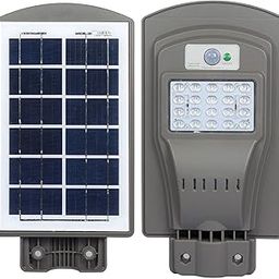 Solar Street Light,20 Watt Waterproof Bright Solar Power Smart Led Street Light Outdoor Dusk to Dawn with Motion Sensor-IP65 Floodlight (White Light,Aluminium)-image-82