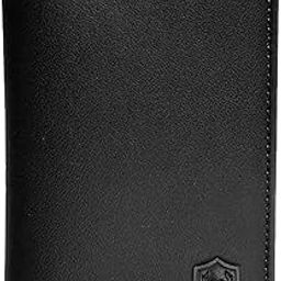 Genuine Leather Wallet for Men | Slim Bifold RFID Blocking Card Holder with ID Window & Cash Pocket | Minimalist Wallet for Everyday Use (Black)-image-37