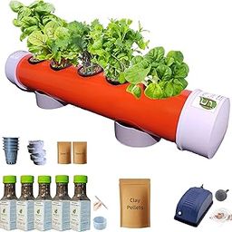 Happy Squirrel Beginner Hydroponic Kit for Home (5 Plants) Hydroponic System | Ideal to Place in Balcony, Window, Office | Grow Leafy Herbs & Greens Like Spinach, Mint, Coriander, Lettuce, Basil etc.-28