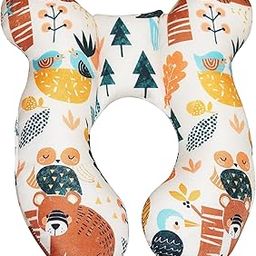 Oscar Home Infant Head and Neck Support Pillow for Car Seat, Baby Travel Pillow, for 0-18 Months Old Baby, Kid's Neck Pillow, Soft and Skin Friendly, Baby Neck Pillow (Pandora)-image-45