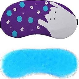 Jenna Purple Ice Gel Sleepingeye Mask For Insomnia, Meditation, Puffy Eyes And Dark Circles-image-122