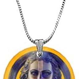 Ayodhay Bhagwan Ram Lalla Crystal Religious Snake Chain Pendnet for Men and Women-picture-13