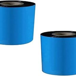 True-Ally 2 roll of 55 X 300 Meters Thermal Transfer Barcode Labels Ribbon Premium Wax for Printer TSC, Zebra, Citizen, Datamax, Toshiba, Sato Etc (Pack of 2 (55mm x 300 Meters))-2