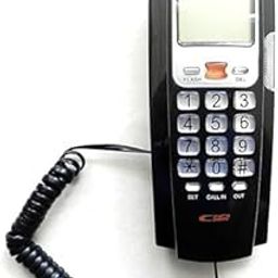 LASALE Landline Telephone for Office KX-T555 Corded Phone LAN Wire Fiber Support System Basic Calling Phone for Home & School-picture-1