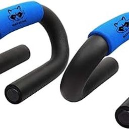 Mapache Elite Series-Push Up Bar,s-Shaped Color Blue 1 Pair-32