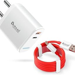65W Dual Port Fast Charger| 1 USB 65W & 1 Type C 25W PD Port| Compatible with All Samsung Mobiles, iPhones, Oppo, OnePlus, Realme, Mi Phones| Fast Charger Type C|-picture-19