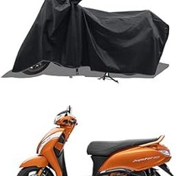 Grabndeals Black Waterproof Bike Motorcycle scooty Two Wheeler Cover for TVS Jupiter / Jupiter 125 / Jupiter ZX / Jupiter Classic-image-47