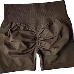 ™ Biker Shorts Summer Women Sport Shorts for Bodybuilding Gym Training Jogging Khaki brown | Shorts | Womens Clothing-image-47