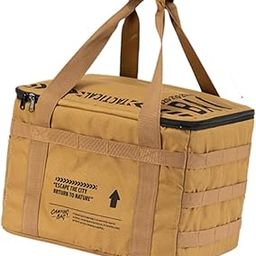 MERISHOPP Camping Storage Bag Portable Handbag Fuel Tank Bag for Camping Cooking Hiking Khaki| Sports Equipment | Outdoor Sports Gear | Exercise Gear-image-86