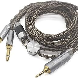 Youkamoo 2.5mm Balanced Headphone Cable Compatible for AH-D600, AH-D7200, AH-D7100, Focal Elear Headphones Silver Plated Replacement Audio Upgrade Cable-picture-11